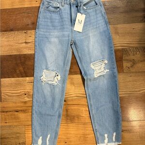 NEW Muselooks Distressed Mom Jeans